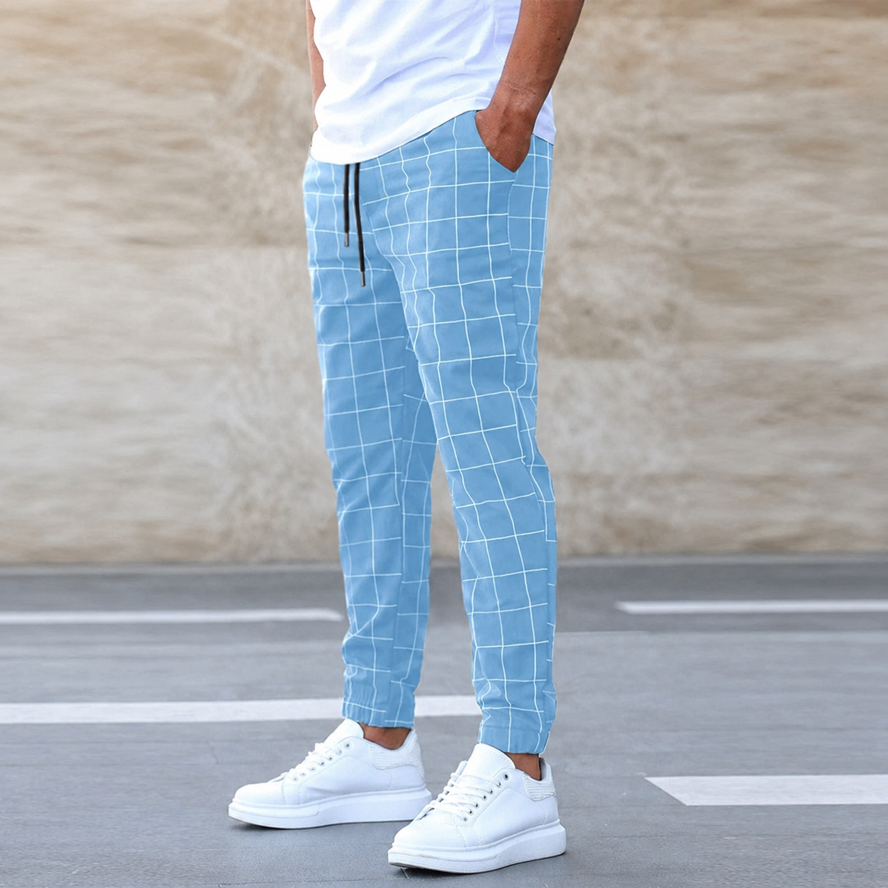 Steve™ Checkered Jogger Pants