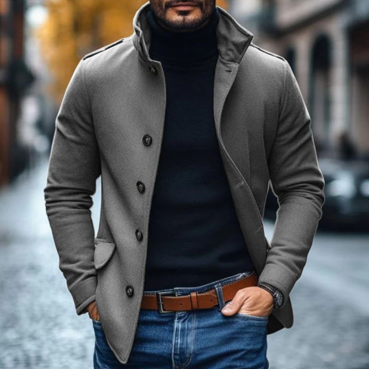 Carlo – Men's Tailored Overcoat