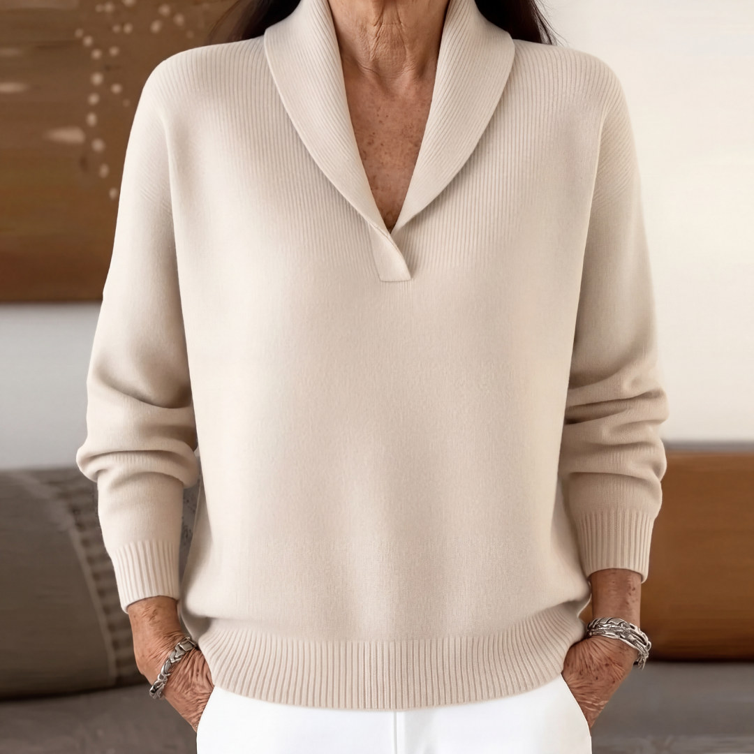 Lisa | The Forgiving-Fit V-Neck Sweater