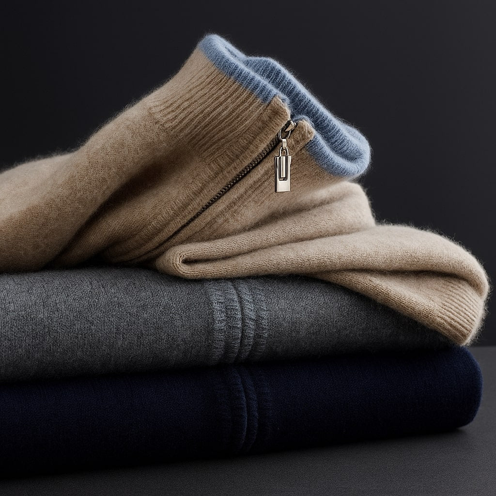 Robbie – Knitted Zip Jacket