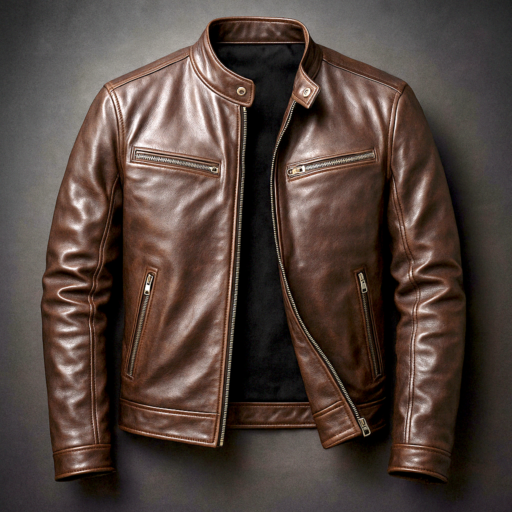 Osborne | Men's Vintage Jacket - Four-Pocket Zip