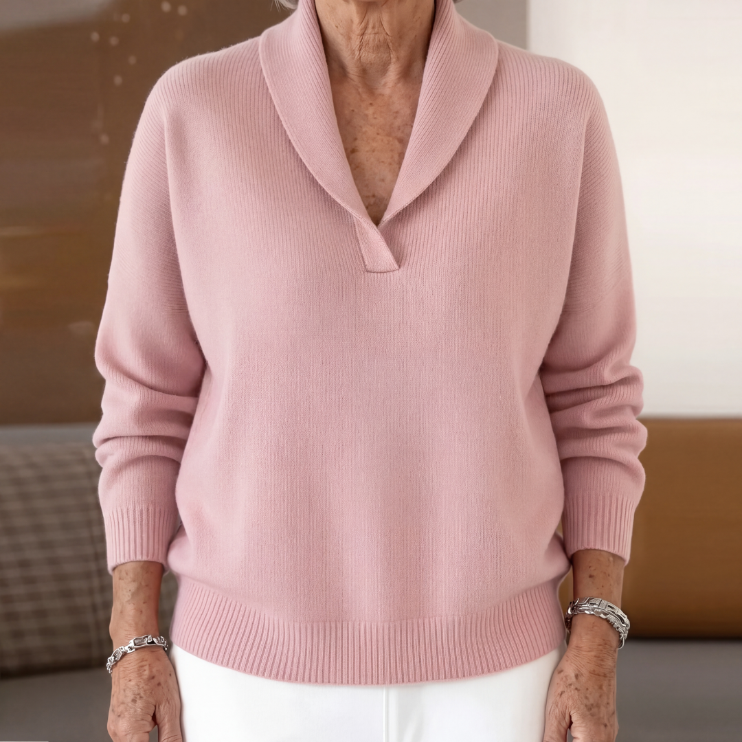 Lisa | The Forgiving-Fit V-Neck Sweater