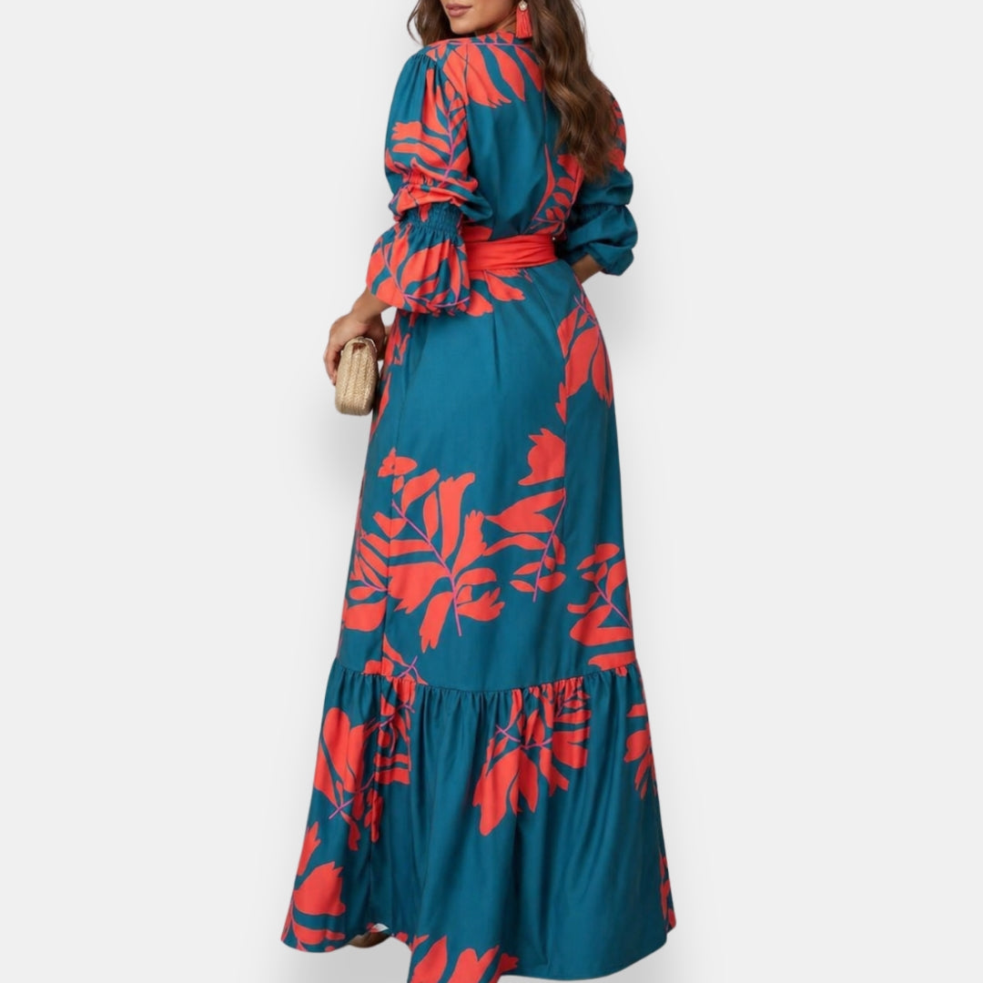 Nancy™ Tropical Floral Maxi Dress