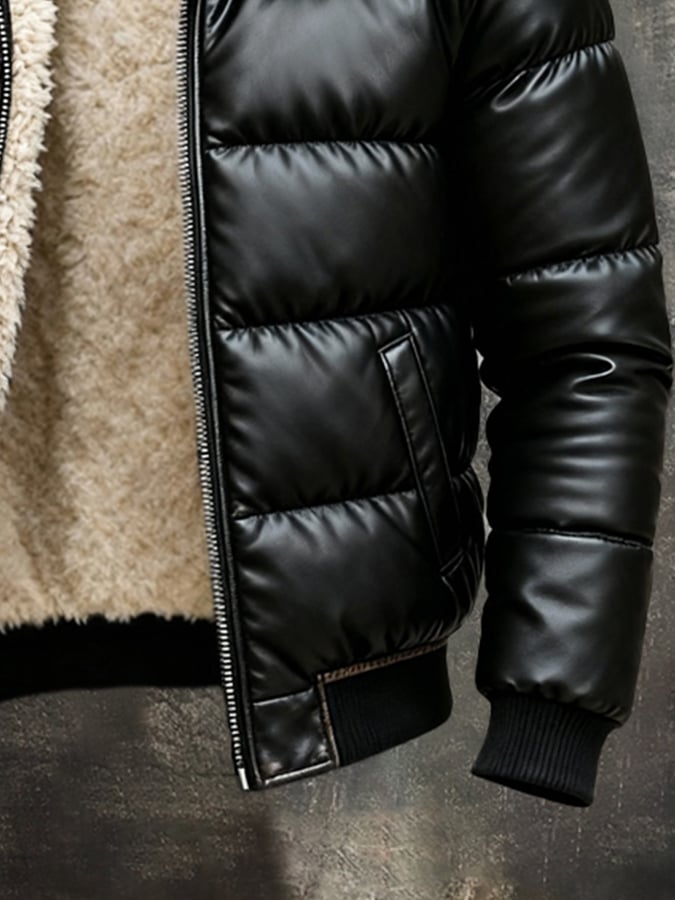 Viktor – Fully Insulated Leather-Look Jacket