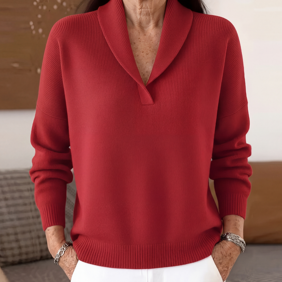 Lisa | The Forgiving-Fit V-Neck Sweater