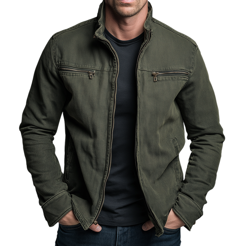 Marion - Vintage Cotton Zip Jacket