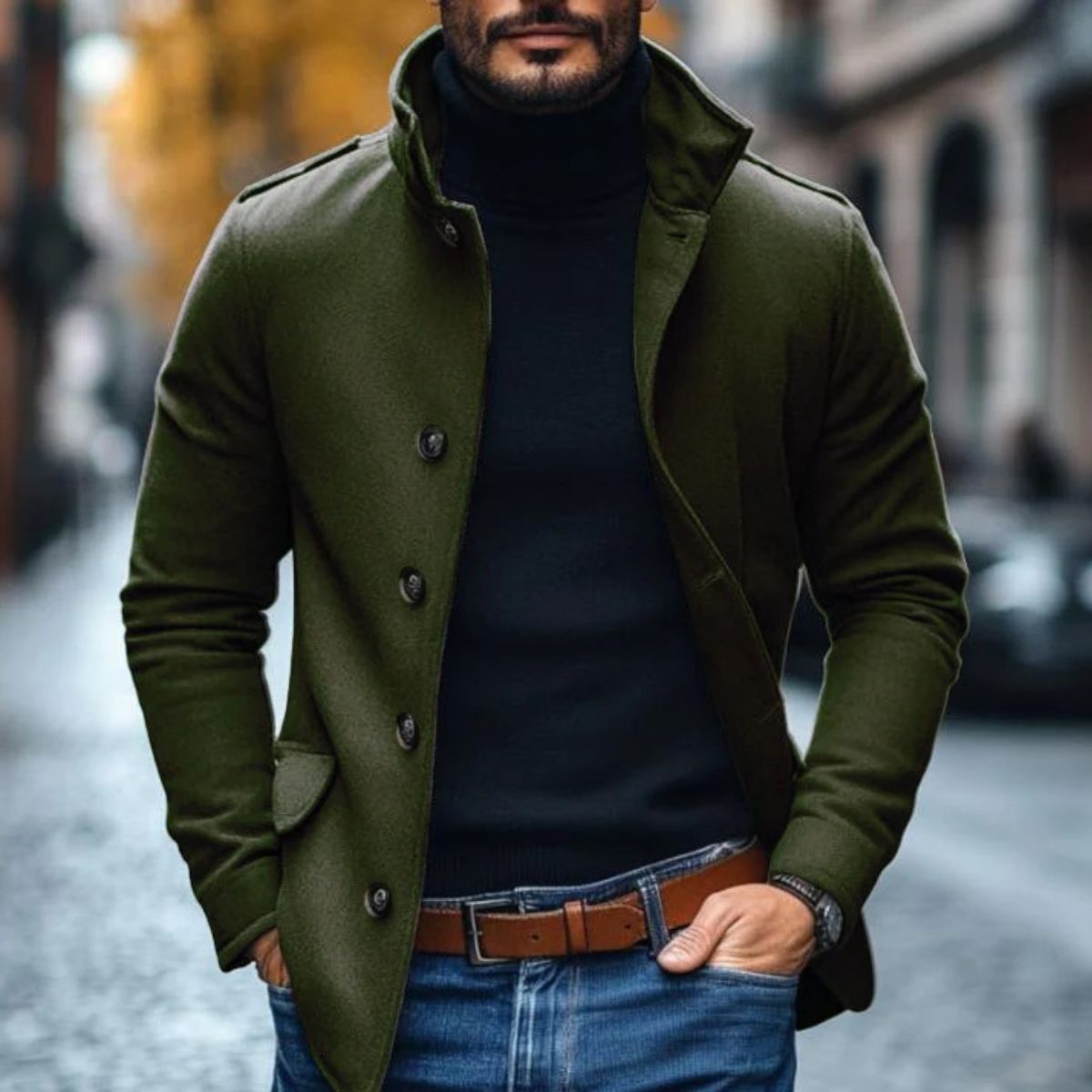 Carlo – Men's Tailored Overcoat