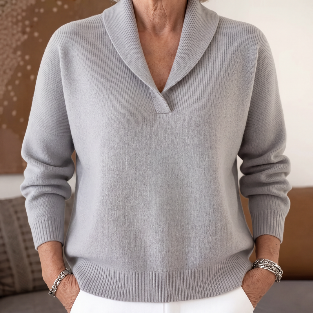 Lisa | The Forgiving-Fit V-Neck Sweater