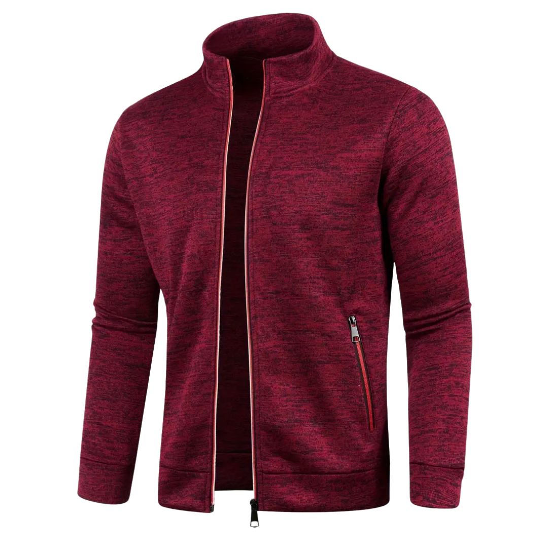 Clint – Classic Zip-Up Knit Jacket