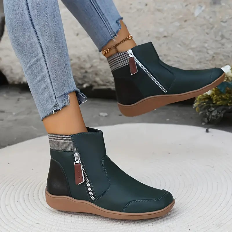 Moira™ |  Premium Zipper Orthopedic Waterproof Boots
