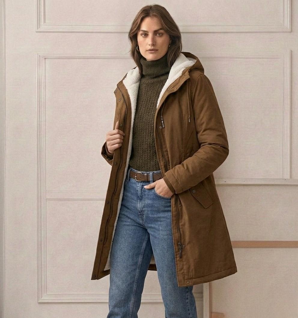 Anne™ | Cozy Hooded Weatherproof Coat