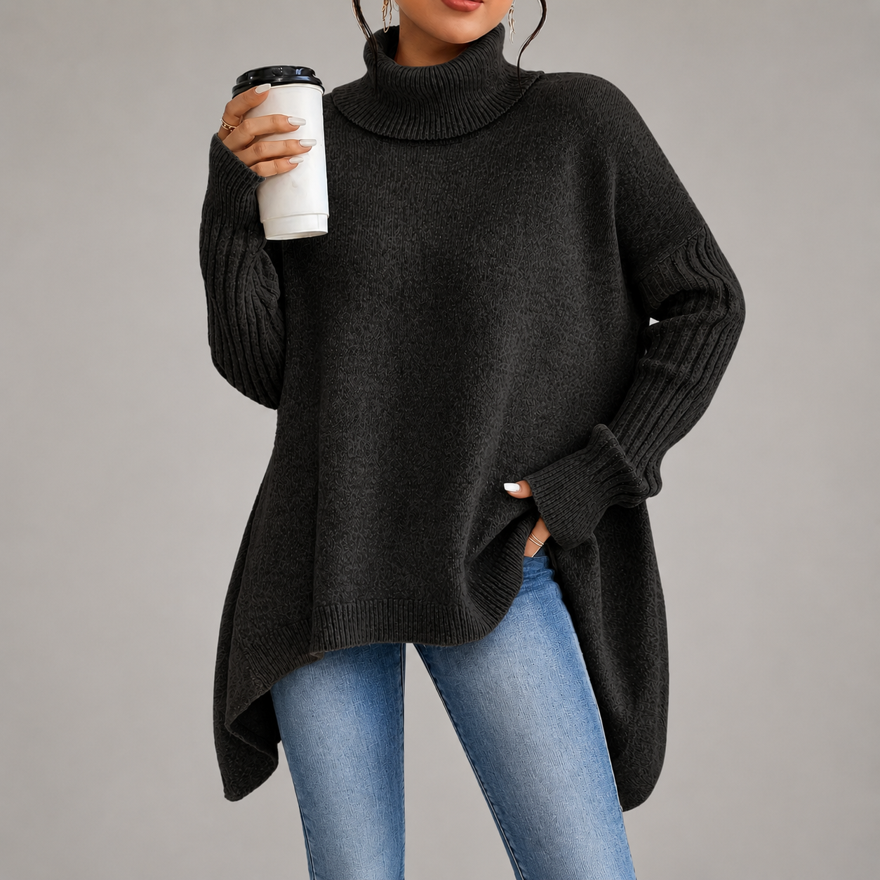 Megan™ Elegant Turtleneck Sweater