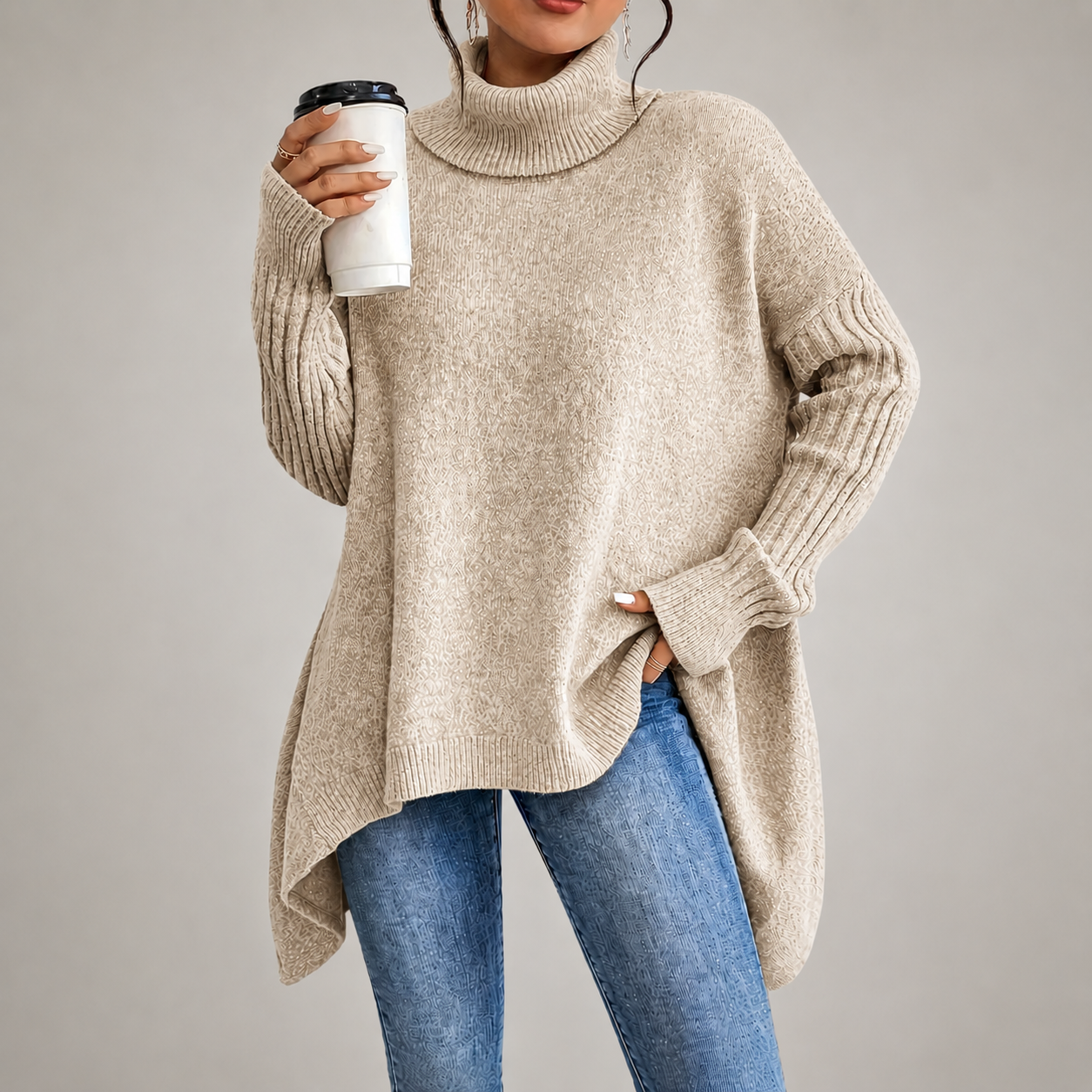 Megan™ Elegant Turtleneck Sweater