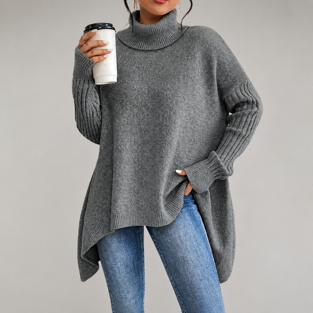 Megan™ Elegant Turtleneck Sweater