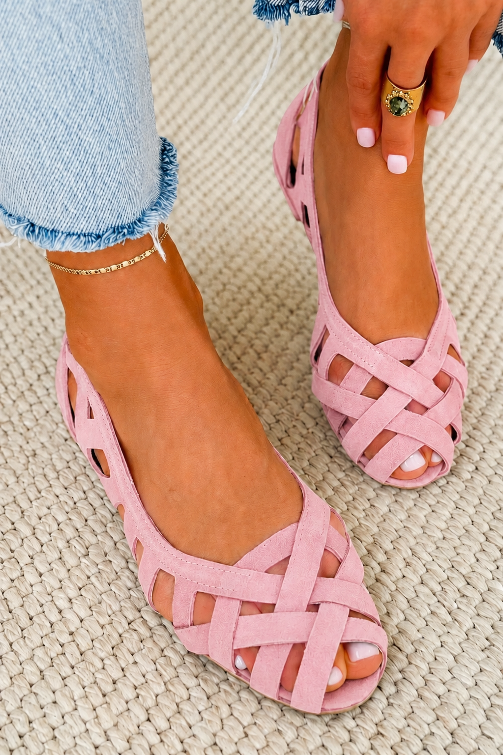 WARREN & GRACE | CATERINA WOVEN SANDALS SUMMER VIVA