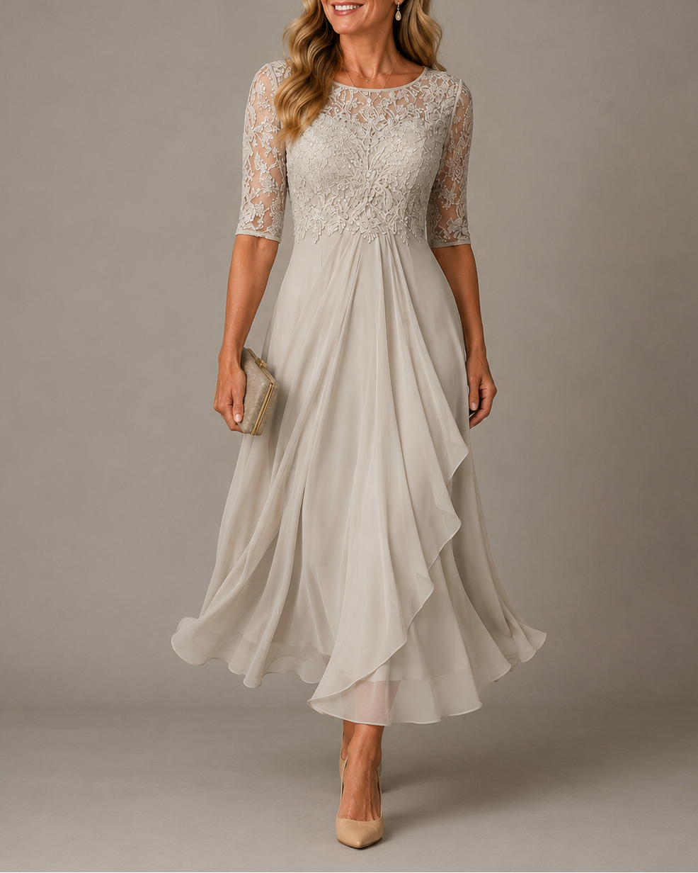 Rosa | Lace Midi Dress