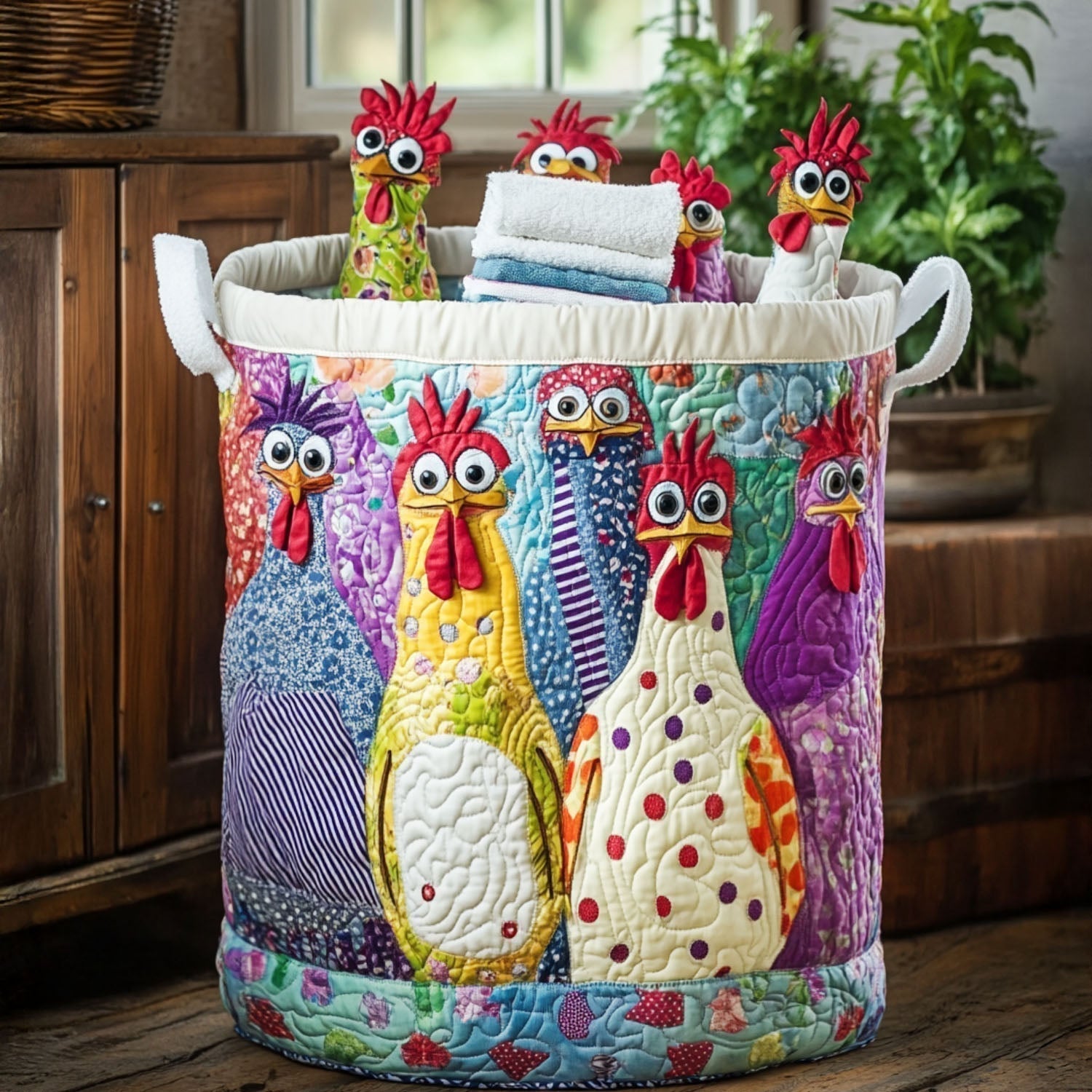 Cluck Couture Laundry Basket