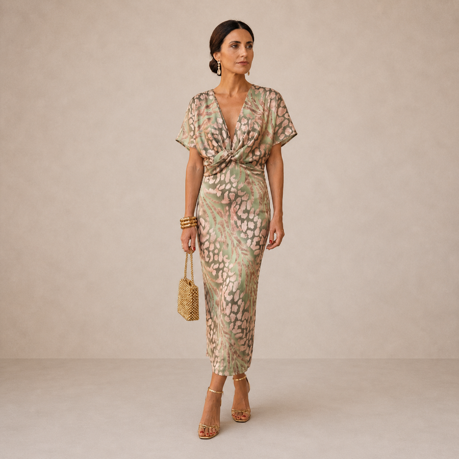 Copper Midi Dress | Women's Summer Dress
