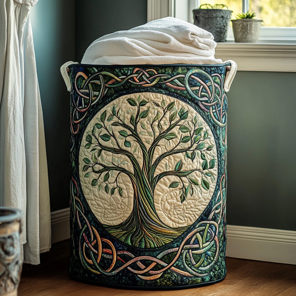 Eternal Roots Laundry Basket