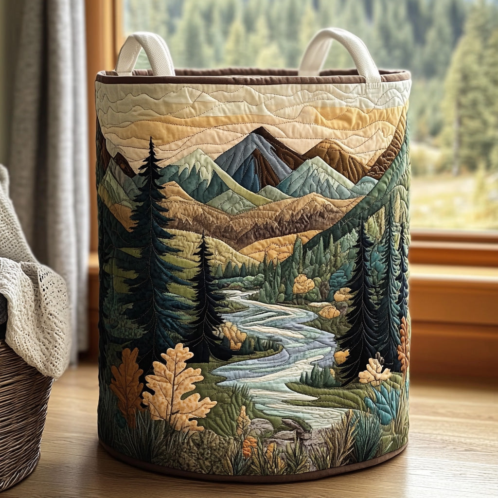 Forest Stream Laundry Basket
