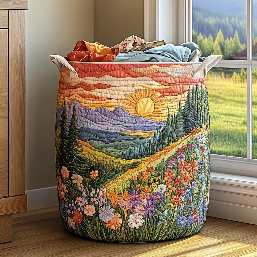 Morning Glory Laundry Basket