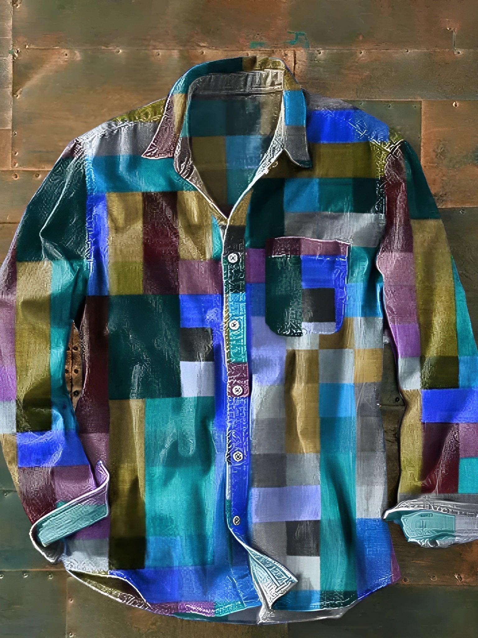 James | The Patchwork Statement Shirt