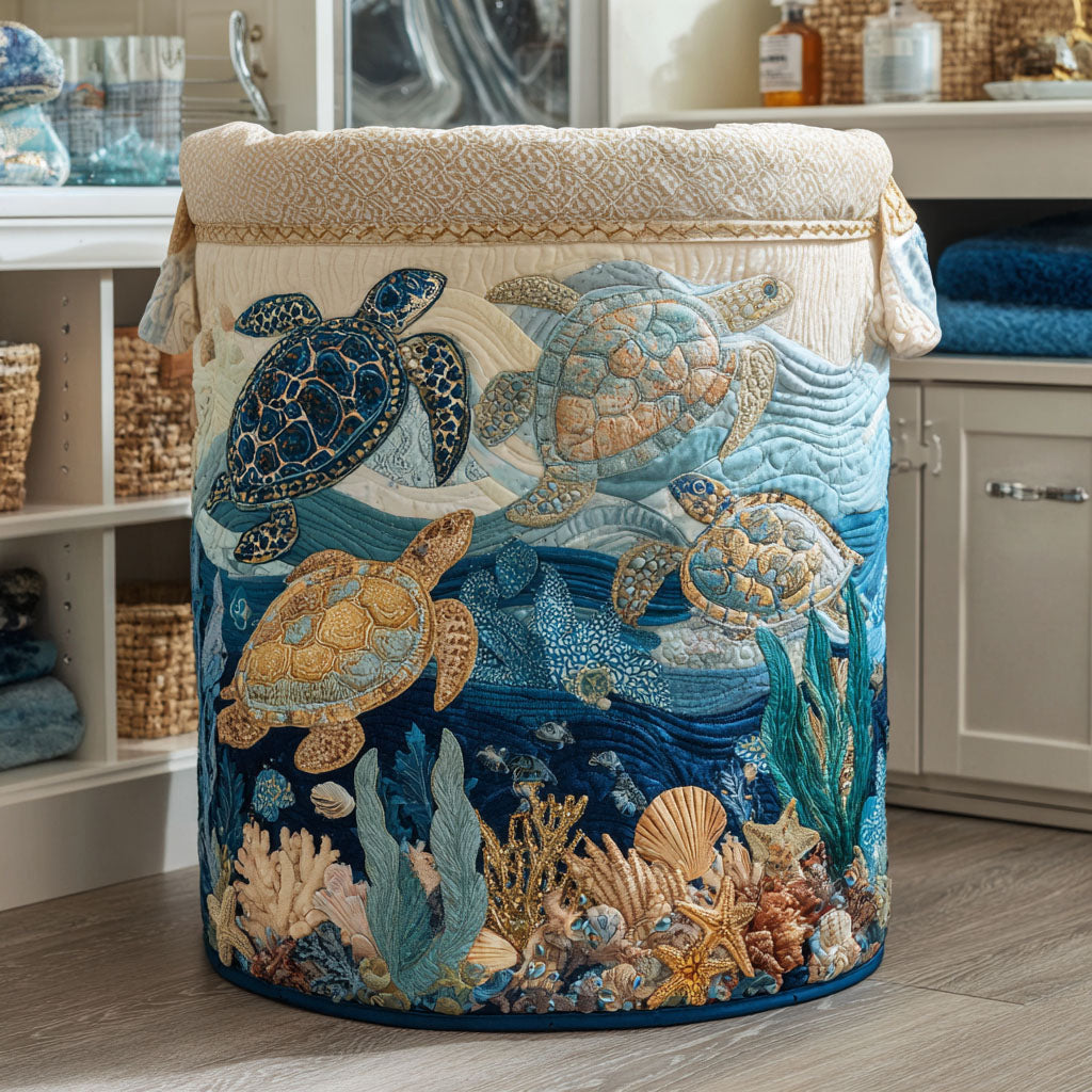 Shell Shine Laundry Basket