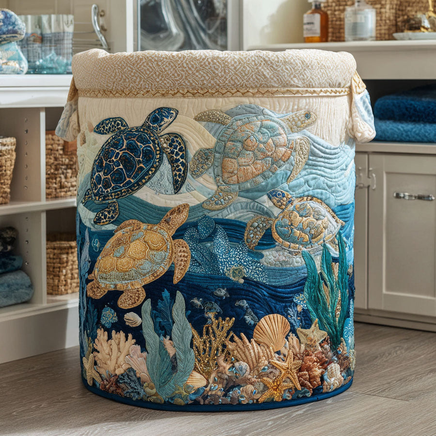 Shell Shine Laundry Basket