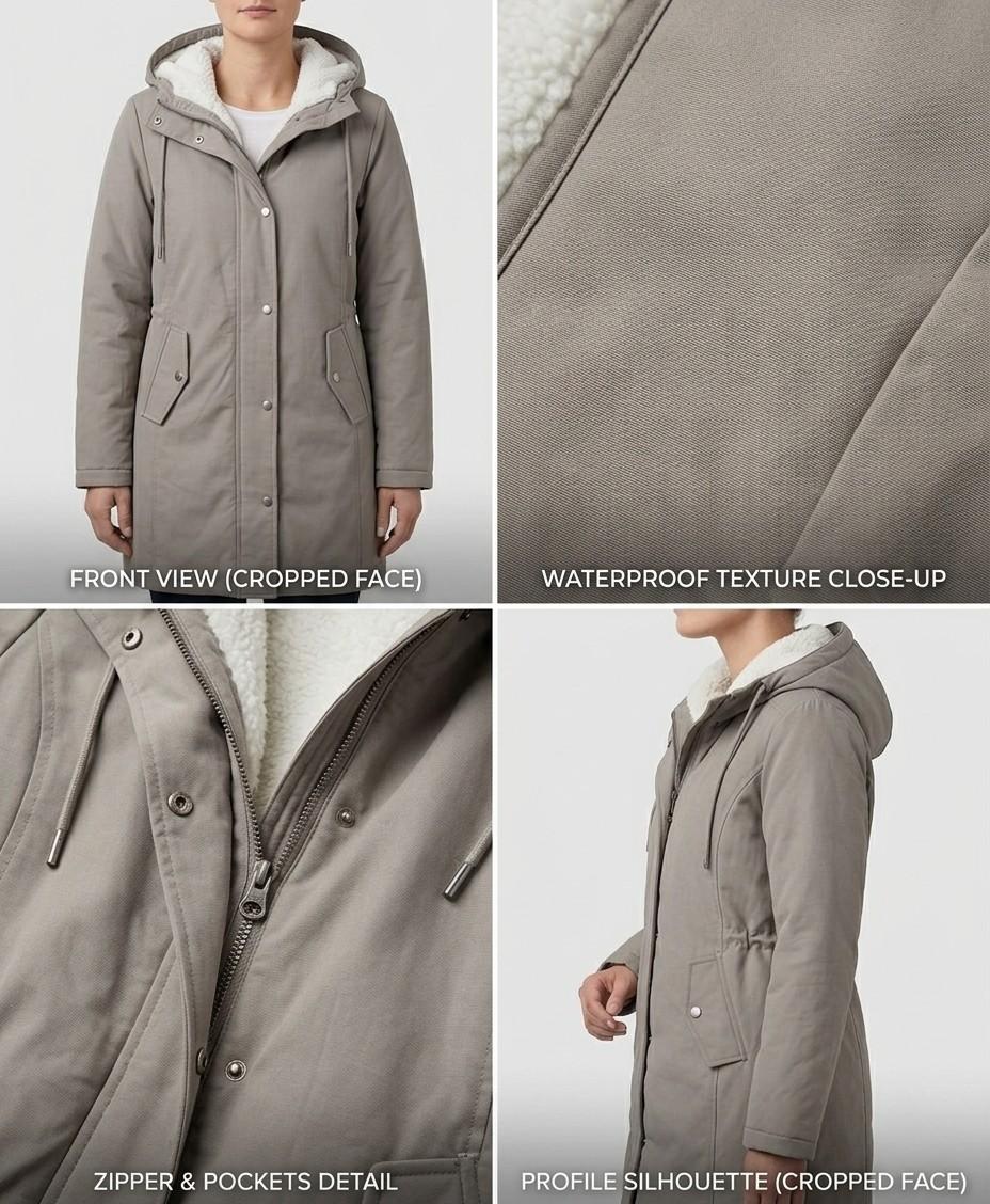 Anne™ | Cozy Hooded Weatherproof Coat