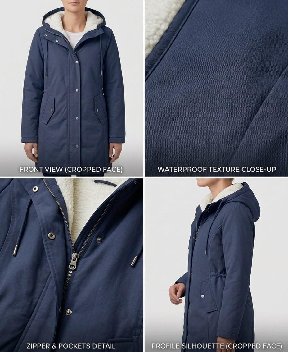 Anne™ | Cozy Hooded Weatherproof Coat