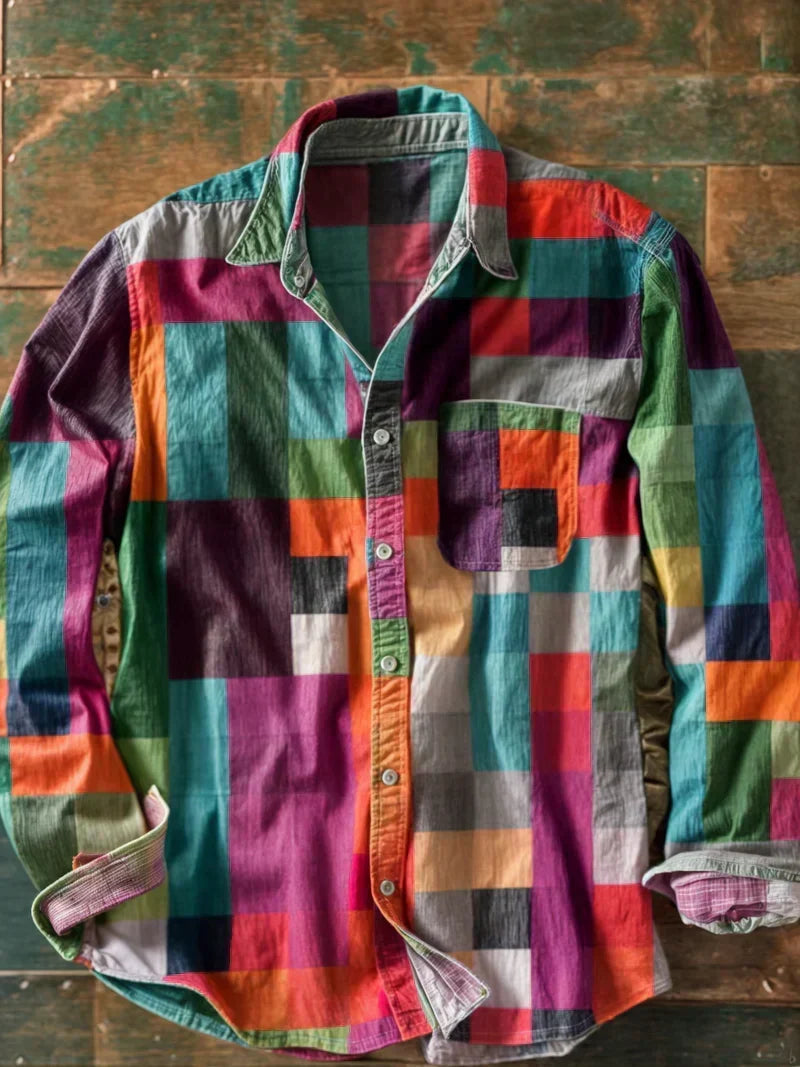 James | The Patchwork Statement Shirt