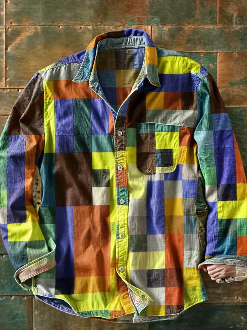 James | The Patchwork Statement Shirt