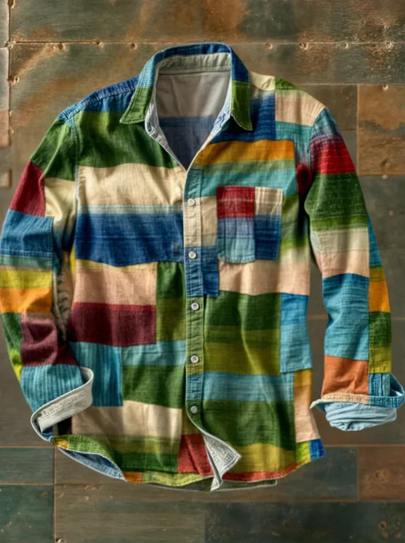 James | The Patchwork Statement Shirt