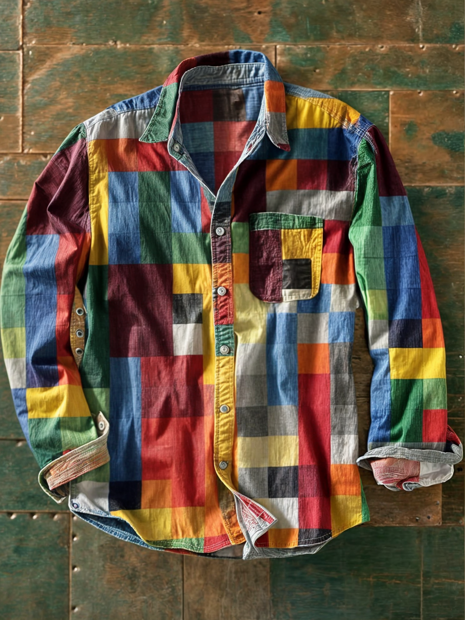 James | The Patchwork Statement Shirt