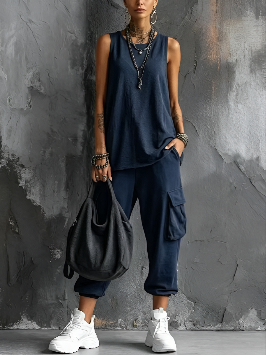 Megan | Soft Casual Set with Pockets