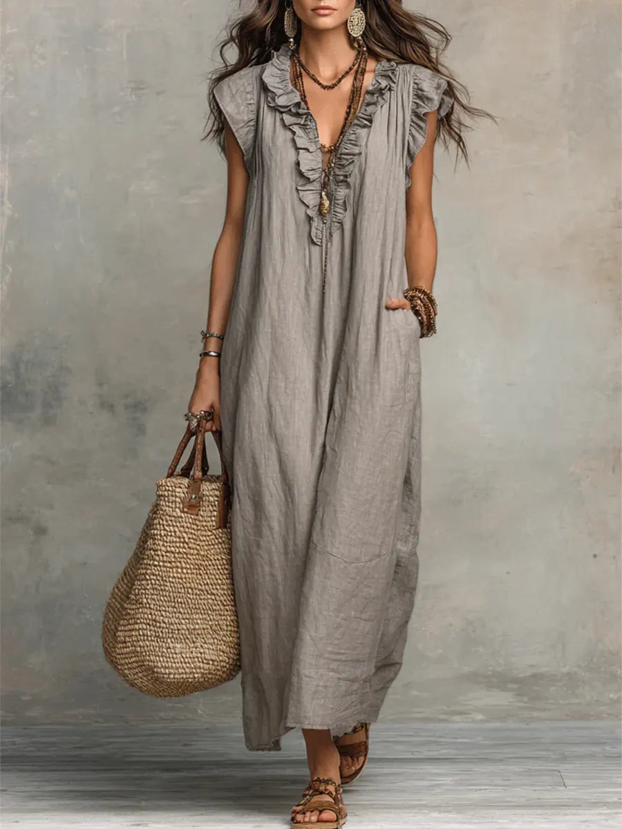 Corina's - Flowy Boho Maxi Dress