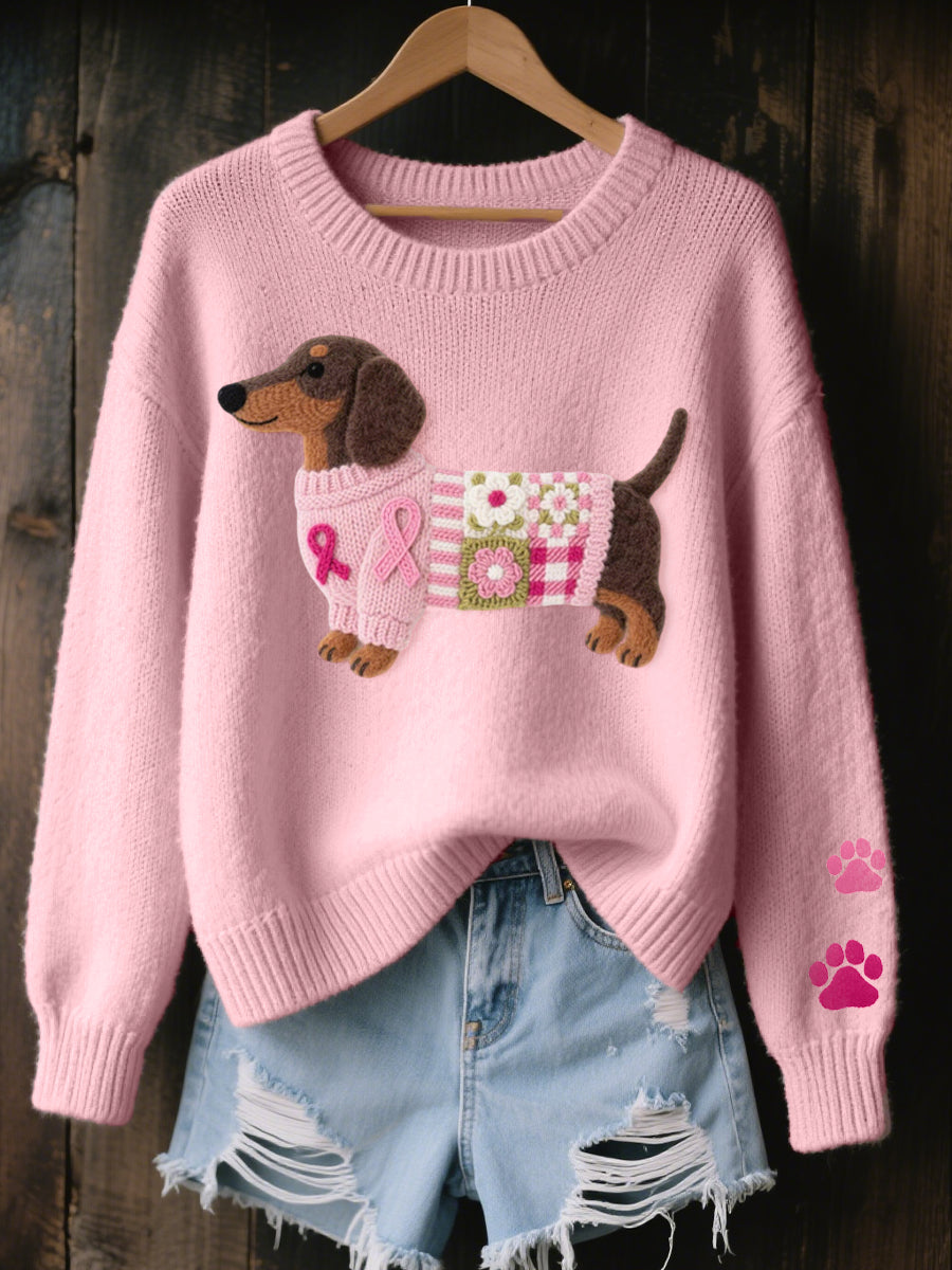 Naoni | Cozy Knit Dachshund Sweater