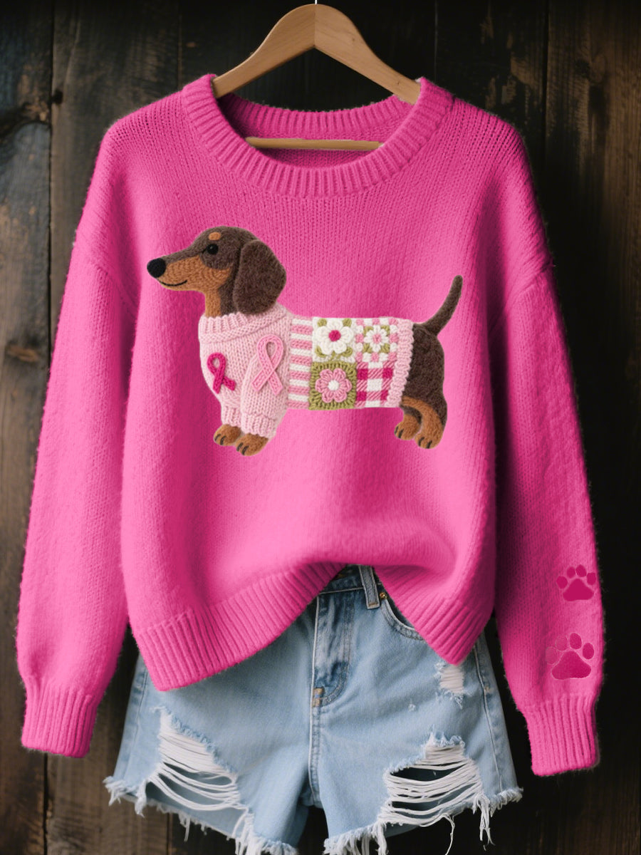 Naoni | Cozy Knit Dachshund Sweater
