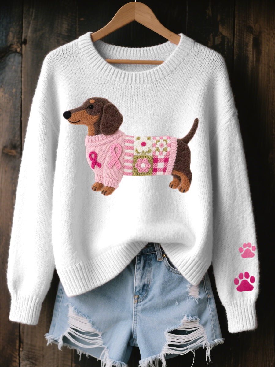 Naoni | Cozy Knit Dachshund Sweater