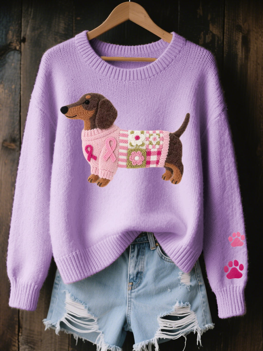 Naoni | Cozy Knit Dachshund Sweater