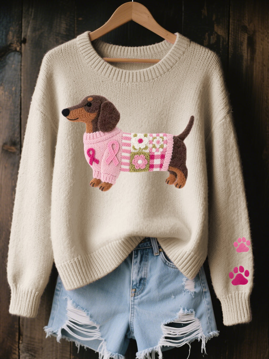 Naoni | Cozy Knit Dachshund Sweater