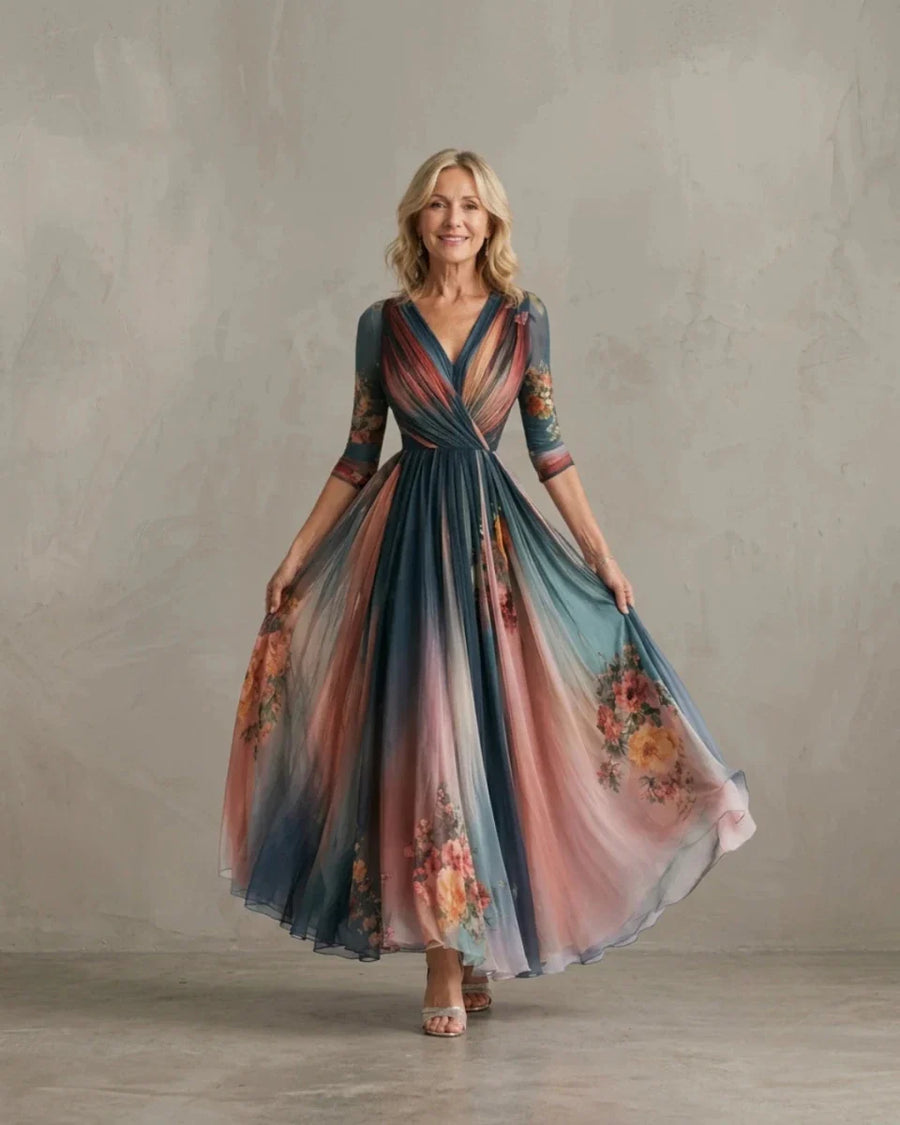 TERESA | Bohemian Maxi Floral Dress