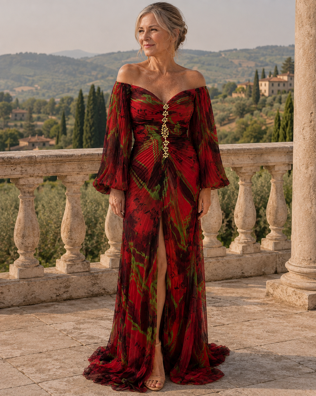 Gregoria | Off-Shoulder Maxi Dress